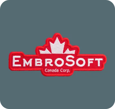 custom patch of embrosoft